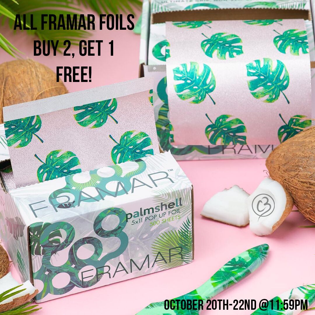 Hurry! Buy 2 Framar Foils, Get 1 Free ends tonight! - Creata Beauty